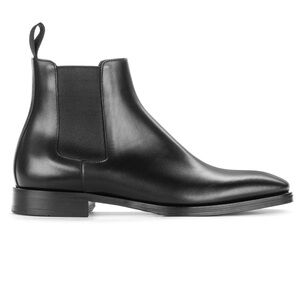 TO BOOT NEW YORK ADAM DERRICK Christophe Black Chelsea Book on Leather